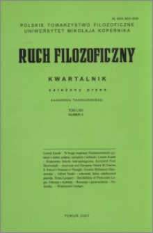 Ruch Filozoficzny. T. 64, nr 4