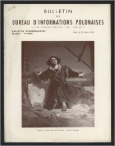 Bulletin du Bureau d'Informations Polonaises : bulletin hebdomadaire 1953.03.23, An. 9 no 247