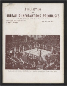 Bulletin du Bureau d'Informations Polonaises : bulletin hebdomadaire 1953.06.01, An. 9 no 257