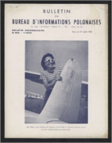 Bulletin du Bureau d'Informations Polonaises : bulletin hebdomadaire 1953, An. 9