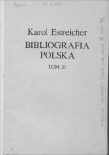 Bibliografia polska. Cz. 2, Stólecie [!] XV-XIX: spis chronologiczny. T. 3 (10), Spis chronologiczny 1800-1870