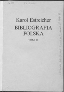 Bibliografia polska. Cz. 2, Stólecie [!] XV-XIX: spis chronologiczny. T. 3 (11), Spis chronologiczny 1871-1889