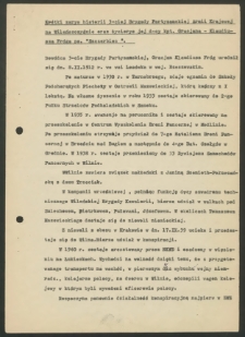 Krótki zarys historii 3-ciej Brygady Partyzanckiej Armii Krajowej na Wileńszczyźnie oraz życiorys jej d-cy kpt. Gracjana-Klaudiusza Fróga ps. "Szczerbiec"