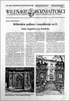 Wileńskie Rozmaitości 2004 nr 6 (86) wrzesień-październik