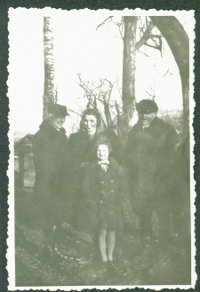 Halina Rutkowska z rodziną