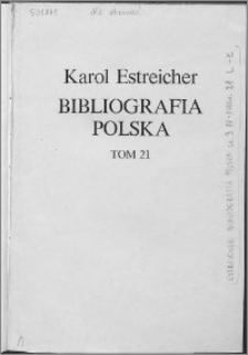 Bibliografia polska. Cz. 3, Stólecie [!] XV-XVIII w układzie abecadłowym. T. 10 (21), L-Ł
