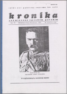 Kronika Poświęcona Sprawom Polskim 1985, R. 15 nr 5/6 (171/172)