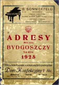 Adresy Miasta Bydgoszczy na rok 1925