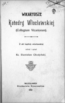 Wikaryusze katedry włocławskiej (collegium vicariorum)