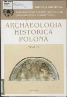 Studia z archeologii, historii i historii architektury