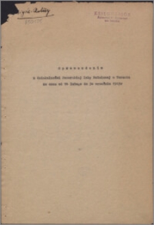Sprawozdanie Pomorskiej Izby Rolniczej 1945