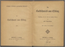 Der Goldschmied von Elbing : Erzählung aus der Zeit des deutschen Ordens