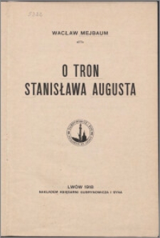 O tron Stanisława Augusta