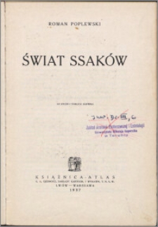 Świat ssaków