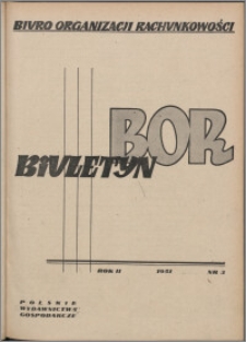 Biuletyn BOR 1951, R. 2 nr 3