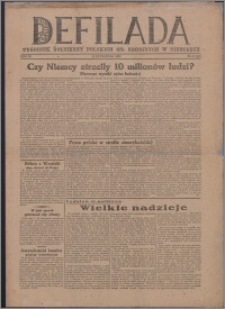 Defilada : tygodnik żołnierzy Polskich Sił Zbrojnych w Niemczech 1947, R. 4 nr 2