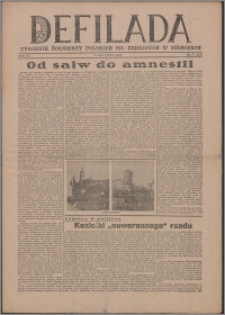 Defilada : tygodnik żołnierzy Polskich Sił Zbrojnych w Niemczech 1947, R. 4 nr 7