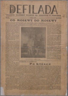 Defilada : tygodnik żołnierzy Polskich Sił Zbrojnych w Niemczech 1947, R. 4 nr 18