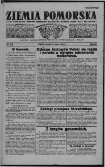 Ziemia Pomorska : pismo poświęcone obronie interesów rolnictwa, handlu, przemysłu i rękodzieła 1926.03.11, R. 2, nr 30