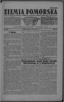 Ziemia Pomorska : pismo poświęcone obronie interesów rolnictwa, handlu, przemysłu i rękodzieła 1926.06.26, R. 2, nr 73