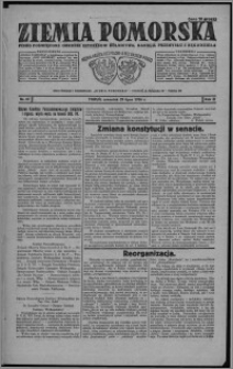 Ziemia Pomorska : pismo poświęcone obronie interesów rolnictwa, handlu, przemysłu i rękodzieła 1926.07.29, R. 2, nr 87