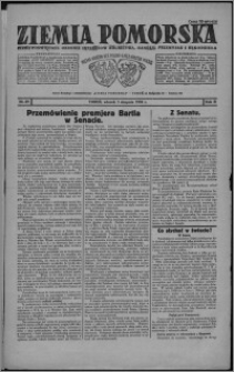 Ziemia Pomorska : pismo poświęcone obronie interesów rolnictwa, handlu, przemysłu i rękodzieła 1926.08.03, R. 2, nr 89