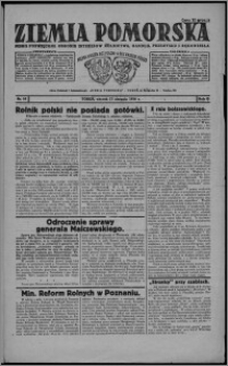 Ziemia Pomorska : pismo poświęcone obronie interesów rolnictwa, handlu, przemysłu i rękodzieła 1926.08.17, R. 2, nr 95