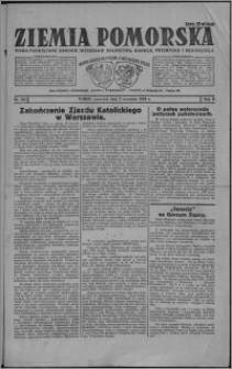 Ziemia Pomorska : pismo poświęcone obronie interesów rolnictwa, handlu, przemysłu i rękodzieła 1926.09.02, R. 2, nr 102