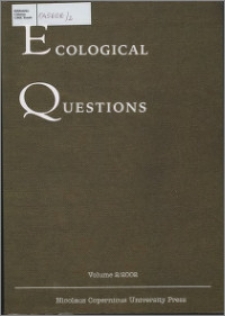 Ecological Questions Vol. 2 (2002)