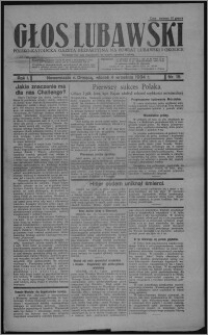 Głos Lubawski : polsko-katolicka gazeta bezpartyjna na powiat lubawski i okolice 1934.09.04, R. 1, nr 15