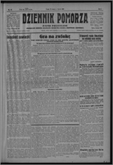 Dziennik Pomorza : pismo polityczne poświęcone obronie interesów rolnictwa, handlu, przemysłu i rzemiosła 1928.03.21, R. 1, nr 51