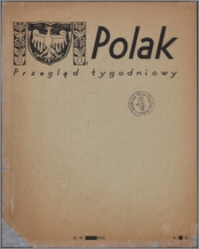 Polak : przegląd tygodniowy 1945.10.12, R. 1 nr 13