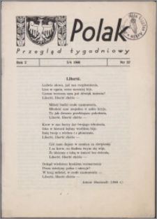 Polak : przegląd tygodniowy 1946.04.05, R. 2 nr 37 + dod. nr 17