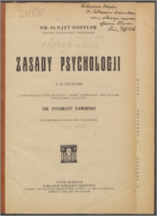 Zasady psychologii