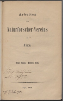 Lepidopterologische Fauna von Estland, Livland und Kurland Abt. 2, H. 1 Microlepidoptera