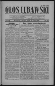 Głos Lubawski : polsko-katolicka gazeta bezpartyjna na powiat lubawski i okolice 1935.02.23, R. 2, nr 24 + Dodatek Rolniczy