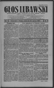 Głos Lubawski : polsko-katolicka gazeta bezpartyjna na powiat lubawski i okolice 1935.06.22, R. 2, nr 73 + Dodatek Rolniczy