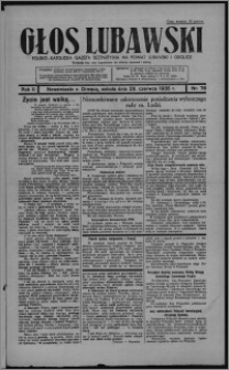Głos Lubawski : polsko-katolicka gazeta bezpartyjna na powiat lubawski i okolice 1935.06.29, R. 2, nr 76 + Dodatek Rolniczy