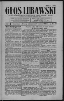 Głos Lubawski : polsko-katolicka gazeta bezpartyjna na powiat lubawski i okolice 1935.09.21, R. 2, nr 112 + Dodatek Rolniczy