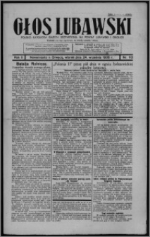 Głos Lubawski : polsko-katolicka gazeta bezpartyjna na powiat lubawski i okolice 1935.09.24, R. 2, nr 113