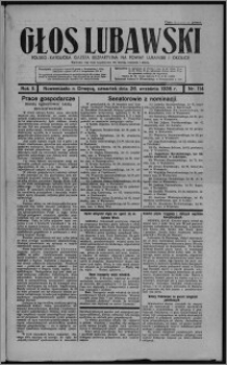 Głos Lubawski : polsko-katolicka gazeta bezpartyjna na powiat lubawski i okolice 1935.09.26, R. 2, nr 114