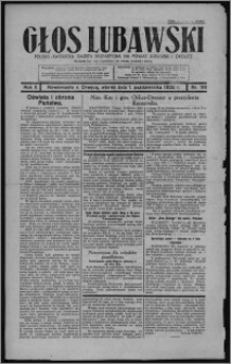 Głos Lubawski : polsko-katolicka gazeta bezpartyjna na powiat lubawski i okolice 1935.10.01, R. 2, nr 116