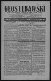 Głos Lubawski : polsko-katolicka gazeta bezpartyjna na powiat lubawski i okolice 1935.10.22, R. 2, nr 125