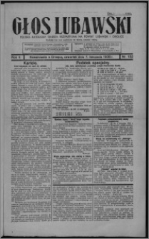 Głos Lubawski : polsko-katolicka gazeta bezpartyjna na powiat lubawski i okolice 1935.11.07, R. 2, nr 132