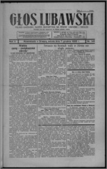 Głos Lubawski : polsko-katolicka gazeta bezpartyjna na powiat lubawski i okolice 1935.12.07, R. 2, nr 145 + Dodatek Rolniczy