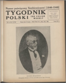 Tygodnik Polski = The Polish Weekly / Koło Pisarzy z Polski 1946, R. 4 nr 19 (176)