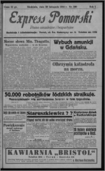 Express Pomorski : pismo niezależne i bezpartyjne 1924.11.30, R. 1, nr 200