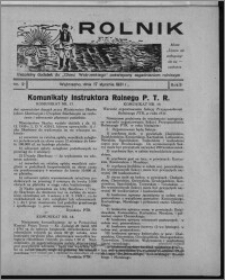 Rolnik : bezpłatny dodatek do "Głosu Wąbrzeskiego" poświęcony zagadnieniom rolniczym 1931.01.17, R. 3, nr 2