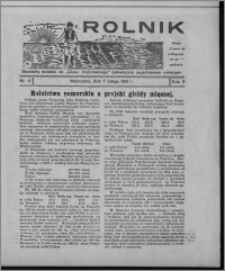 Rolnik : bezpłatny dodatek do "Głosu Wąbrzeskiego" poświęcony zagadnieniom rolniczym 1931.02.07, R. 3, nr 4