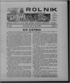 Rolnik : bezpłatny dodatek do "Głosu Wąbrzeskiego" poświęcony zagadnieniom rolniczym 1931.07.18, R. 3, nr 22